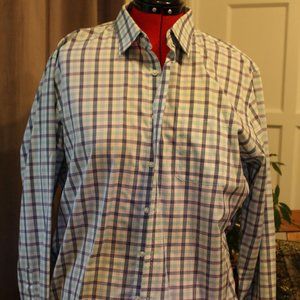 Nordstrom Mens Dress shirt 17 34-35 spread collar